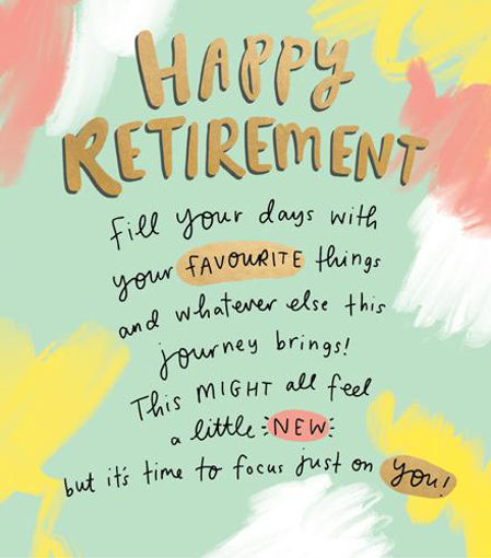 Picture of HAPPY RETIRMENT CARD